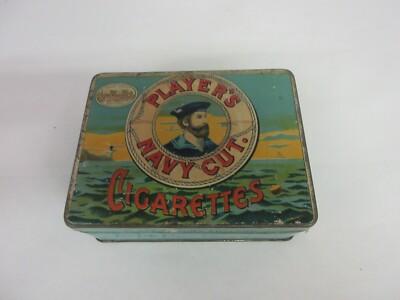 navy cut tobacco tin VINTAGE ADVERTISING EMPTY PLAYERS NAVY CUT TOBACCO TIN 368