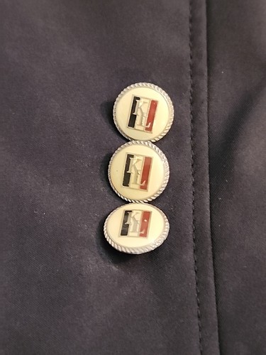 Kingsland Equestrian Black Riding Show Jacket Hunt Coat Logo Buttons 40 Women - Picture 7 of 18