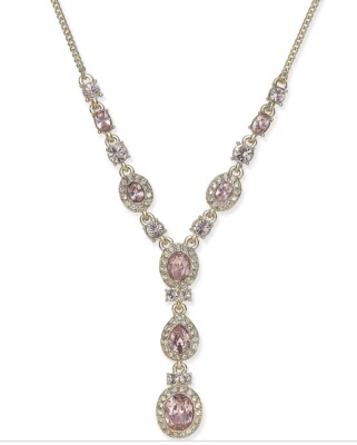 $78 Givenchy crystal & pave y necklace JM3f | eBay