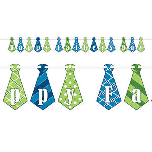 DAD Bunting Banner Fathers Day Gifts Daddy Birthday Party Decorations