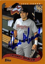 Orlando Merced autographed Baseball Card (Houston Astros) 2002 Topps #542