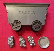 Vtg 1975 Gabriel Prairie Wagon  ORE CAR with accessories  Lone Ranger