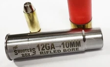 12GA to 10mm RIFLED Shotgun Adapter - Chamber Reducer - Stainless - Free Ship!