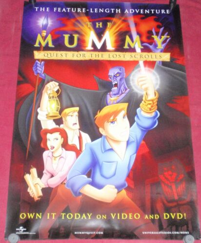The Mummy Quest for the lost Scrolls Movie Poster 27 x 40 S/S Cartoon | eBay