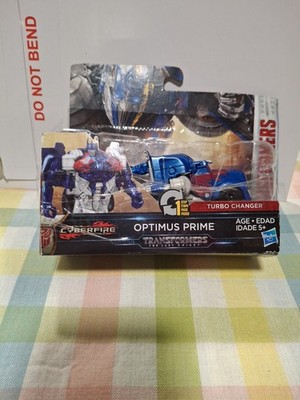 Transformers Turbo Changer OPTIMUS PRIME Cyberfire 1-Step Action Figure NEW TB3