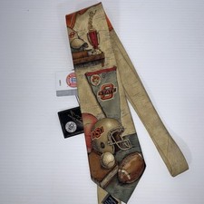 Eagles Wings Oklahoma State Men's 100 Silk Tie Official Collegiate Product