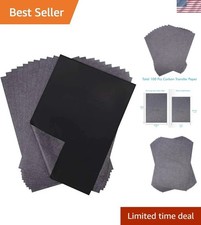 100 Sheets Black Carbon Transfer Tracing Paper 9x13 for Ultimate Art Precision