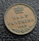 1845 Victoria Farthing — photo from another recent sale