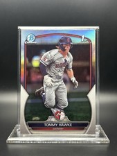 2023 Bowman Chrome - Tommy Hawke First Bowman Refractor RC No. BDC-141