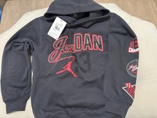 NWT 55.00 Nike Air JordanFleece Pullover Hoodie Youth Kids Size Medium 10-12