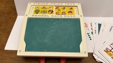 Fisher Price School Days Portable Play Desk 176 Vintage with Box