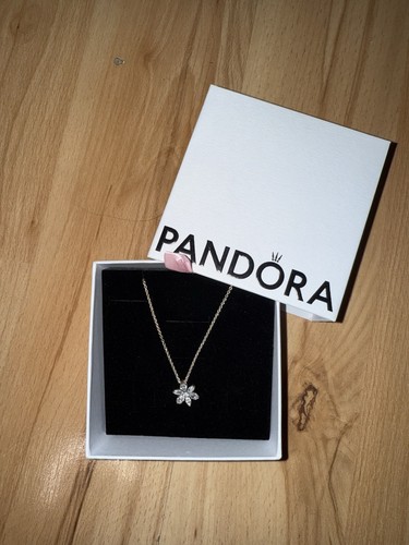 Pandora 925 Sparkling Herbarium Cluster Pendant Necklace