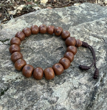 Special Dark Bodhi Seed Bracelet, Handmade at Boudhanath Stupa Nepal