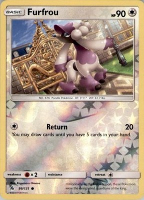 Furfrou Common SM - Forbidden Light 99/131 LP