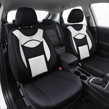 Sitzbezüge passend für VW Polo 9N3 ab 2005 - 2009 (Schwarz-Weiß) ARTE108