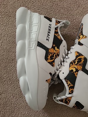 やきりんごVERSACE チェーンリアクションスニーカー 23cmホワイト Versace x 2 Chainz: Chain Reaction, Collectible Limited Edition