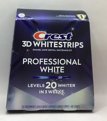Crest 3D White Professional Effects Whitestrips 20Ct Exp 12/27 IMPERFECT BX
