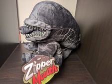 Película de terror Alien Xenomorph juguete de peluche muñeca de peluche 10 pulgadas cremallera boca - nuevo con etiquetas