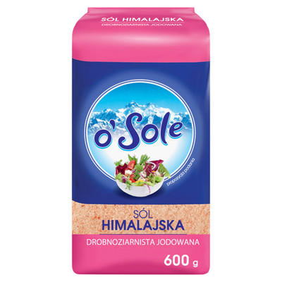 5900977010529 o'Sole Sól himalajska drobnoziarnista jodowana 600 g CENOS