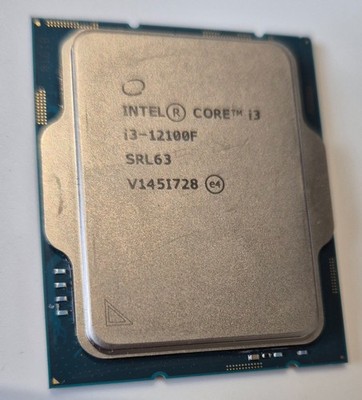 Intel Core i3-12100F CPU Prozessor 4 Kerne 8 Threads 3,3-4,3GHz Alder Lake SRL63