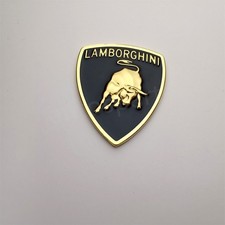 Lamborghini Metal Sticker Front Bull Badge Emblem 7363mm Fit Aventador Urus Lamborghini Metal Sticker Front Bull Badge Emblem 7363mm Fit Aventador Urus