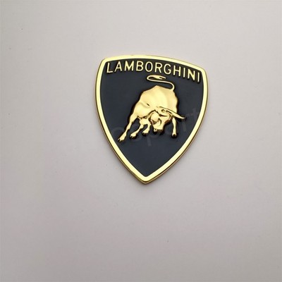 Lamborghini Metal Sticker Front Bull Badge Emblem 73*63MM Fit Aventador URUS
