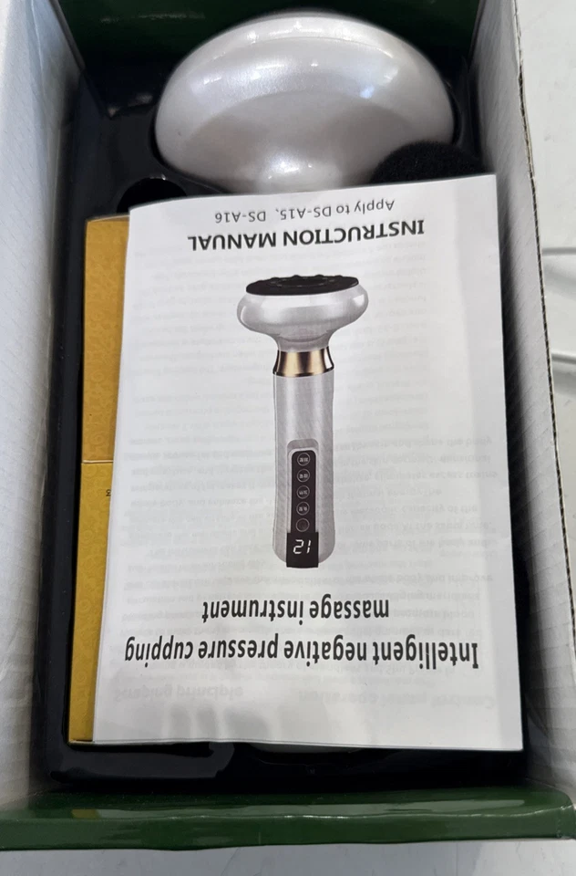 Instrumento de masaje inteligente con ventosas de presión negativa Modelo: DS - A15智慧刮痧拔罐儀 Foto 3 de 4