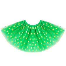 Nicute St patricks Day Tutu Green Skirt Layered Tulle Short Skirts