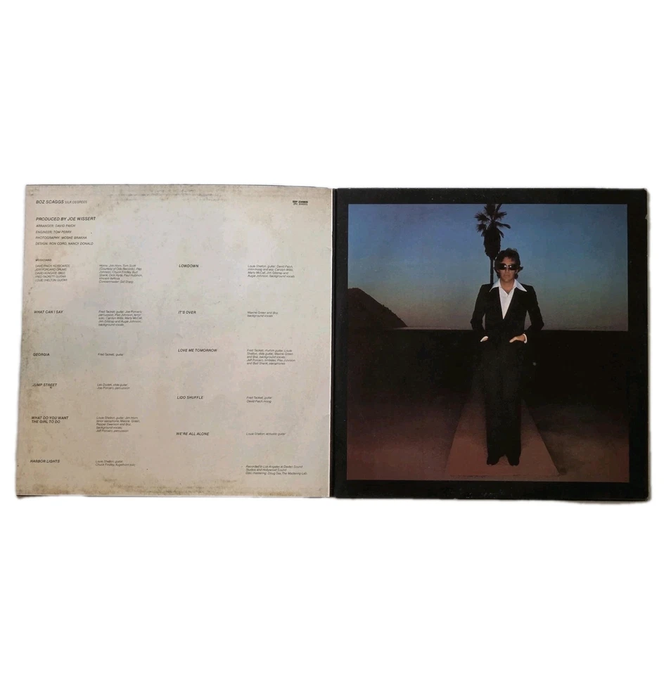 BOZ SCAGGS "Silk Degrees" 1976 AUSSIE 10Tk LP w/LOWDOWN & LIDO SHUFFLE - Image 3 of 4