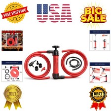Multi-Use Siphon Fuel Transfer Pump Kit for Gas Oil and Liquids