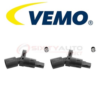 2 pc VEMO Rear Right ABS Wheel Speed Sensor for 2008-2010 Volkswagen Golf yq