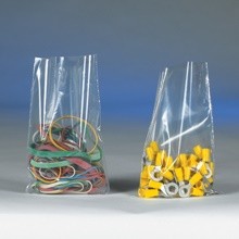 3 x 10" - 1 Mil Clear Flat Poly Bags-Case of 1000