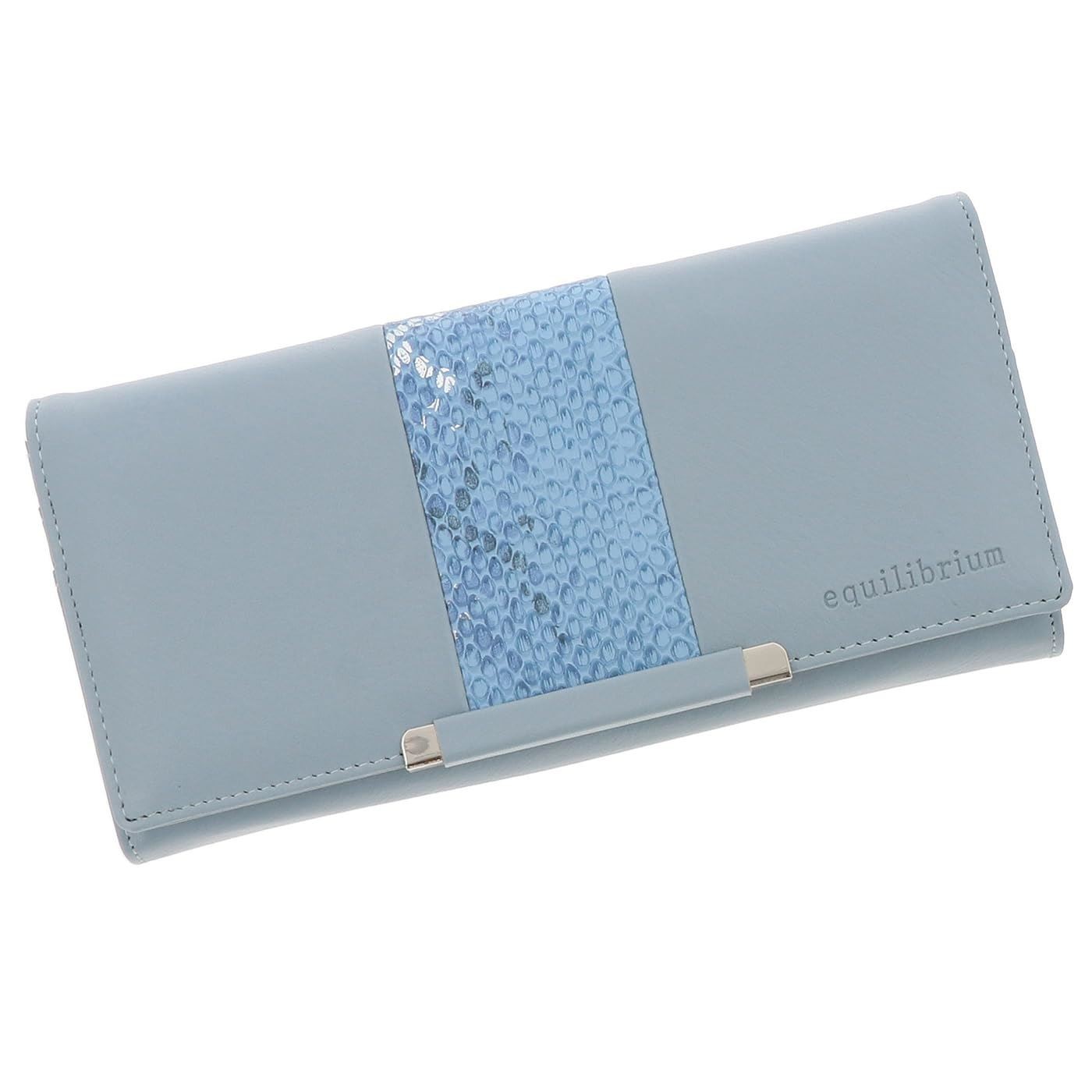 equilibrium Ladies Magnetic Stripe Sealed Large Purse Blue