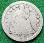 1856 Seated Liberty Half Dime