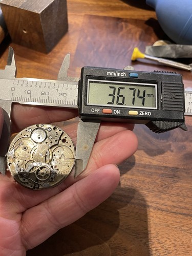 Sehr seltene Eberhard Cal 16000 3 Register Chronograph Uhrwerk Teile. Landeron 60 ? - Bild 2 von 11