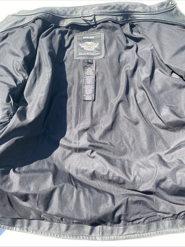 Chaqueta de cuero Harley Davidson Birler para hombre negra envejecida 3XL 97096-12VM - Imagen 14 de 14