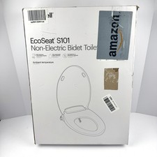 Brondell EcoSeat S101 Non-Electric Bidet Toilet Seat Round White S101-RW Ambient