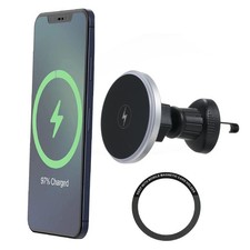 Magnetic Wireless Car Charger 15W Fast Charging Air Vent Magnet Car Phone H VAXD
