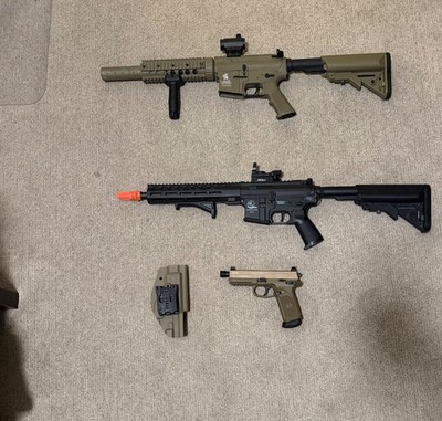 airsoft gun lot on sale for cheap!