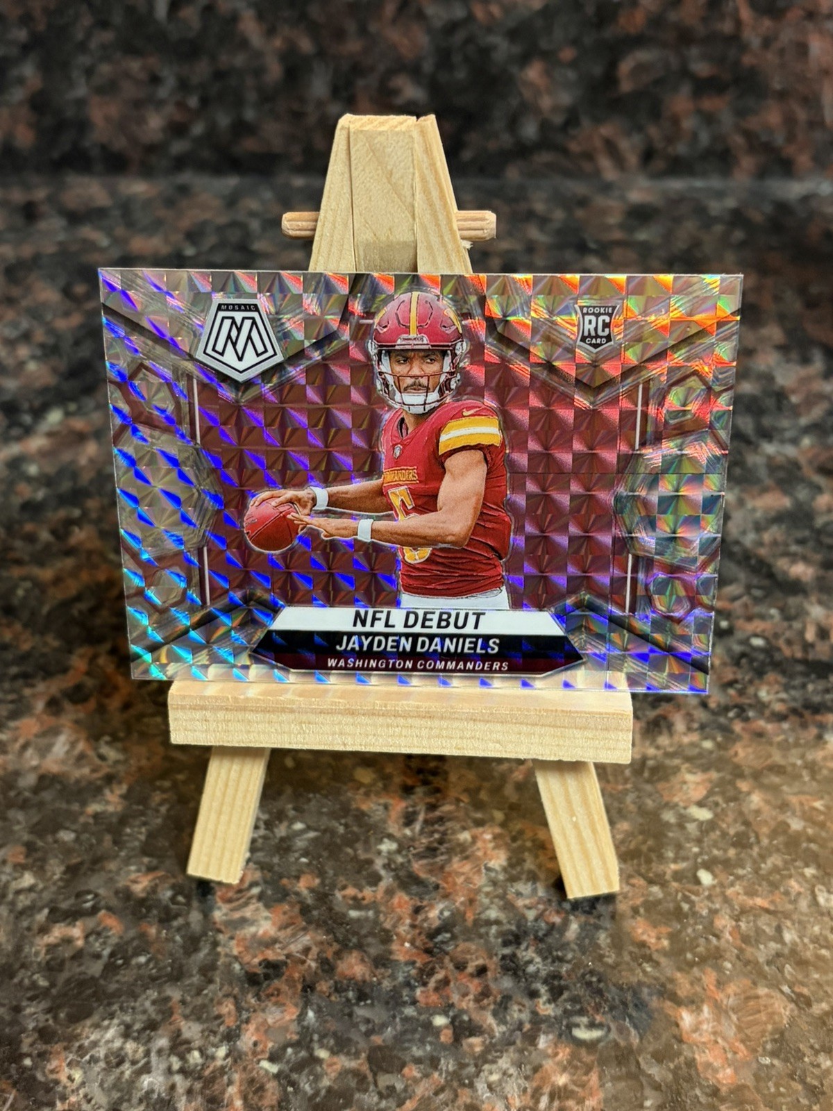 2024 Panini Mosaic - NFL Debut Jayden Daniels #272 Mosaic Prizm (RC)