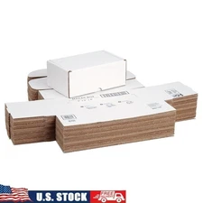 Tuck Top Shipping Boxes 30 Count Durable Corrugated Packaging Secure Closure New