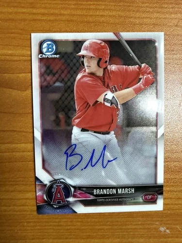 Brandon Marsh 2018 Bowman Chrome Brandon Marsh Auto