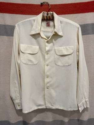 Vintage 1950s Duke Of Hollywood Spunray Gabardine Loop Collar