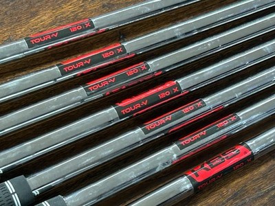 7) 4-PW Shaft Lot, KBS Tour V 120 X played 1/2 7) 4-PW Shaft Lot, KBS Tour V 120 X played 1/2