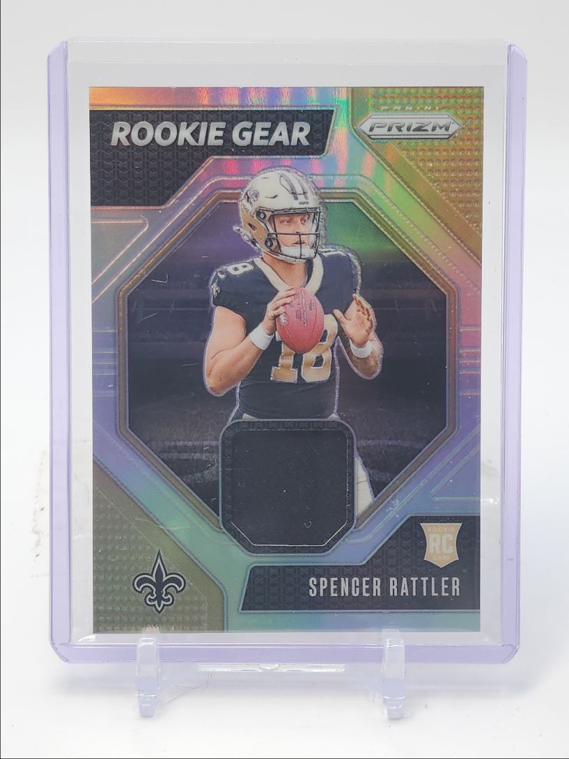 SPENCER RATTLER 2024 PANINI PRIZM ROOKIE GEAR PATCH SILVER RC Q3976