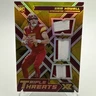 2022 Panini XR Sam Howell RPA Rookie Patch Gold 10/10 #205 Triple Patch