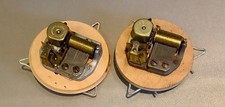 Two Vintage Swiss Reuga Musical Box Movements Brahms Lullaby + Unknown see Video