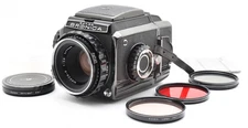"N MINT" Zenza Bronica S2A Black Camera + "EXC+4" Nikkor-P 75mm f2.8 JAPAN 2251