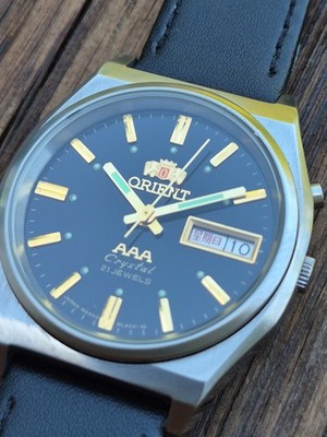 Vintage 1970s / 1980s Orient AAA Crystal Automatic - Cal. 46940 - Japanese Kanji