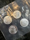 Four 1/4 Oz Buffalo Rounds .999 Silver - 1 Oz Troy Total